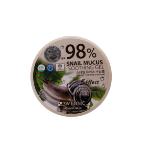 [3W CLINIC] Гель универсальный УЛИТОЧНЫЙ МУЦИН Snail Soothing Gel 98%, 300 мл