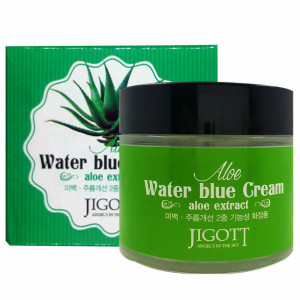 [JIGOTT] Увлажняющий крем для лица с экстрактом алоэ Aloe Water Blue Cream, 70 мл