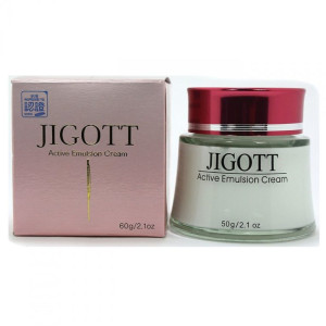 [JIGOTT] Крем для лица с мощным омолаживающим эффектом Active Emulsion Cream, 60 мл