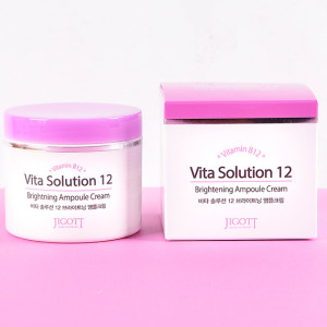 [JIGOTT] Осветляющий ампульный крем для лица Vita Solution 12 Brightening Ampoule Cream