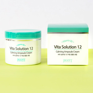 [JIGOTT ] Успокаивающий ампульный крем для лица Vita Solution 12 Calming Ampoule Cream