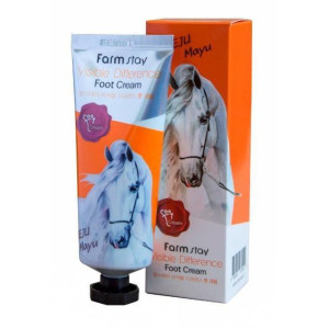 [FarmStay] Крем для ног с лошадиным маслом Visible Difference Foot Cream Jeju Mayu, 100 гр