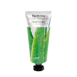 [FarmStay] Успокаивающий крем д/рук с экстрактом алоэ Visible Difference Hand Cream Aloe Vera, 100гр
