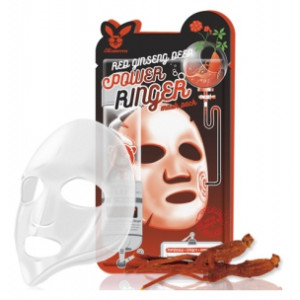 [Elizavecca] Ткан. маска д/лица с Красн. Женьш. RED gInseng DEEP PQWER Ringer mask pack