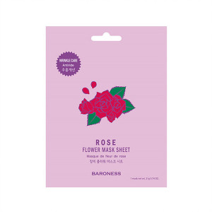 [Baroness] Антивозрастная тканевая маска с экстрактом цветов розы Rose Flower Mask Sheet