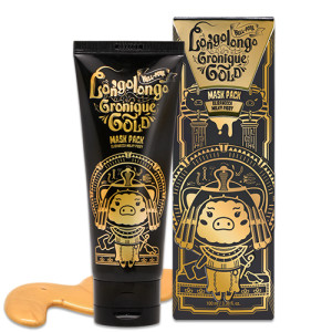 [Elizavecca] МАСКА-ПЛЕНКА ЗОЛОТАЯ Hell-pore longolongo gronique gold mask pack