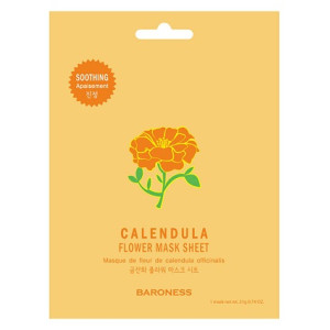 [Baroness] Смягчающая тканевая маска с экстрактом цветов календулы Calendula Flower Mask Sheet