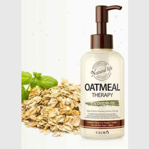 [Calmia] Овсяное очищающее гидрофильное масло Oatmeal Therapy Cleansing Oil, 200 гр.