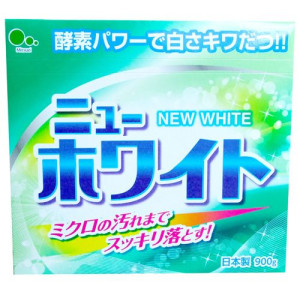 "Mitsuei" "New White" Стиральный порошок с отбел. и ферментами для удаления стойких загряз. 0,9 кг