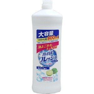 "Mitsuei" Концентрированное средство для мытья посуды, овощей и фруктов (с ароматом лайма), 800 мл