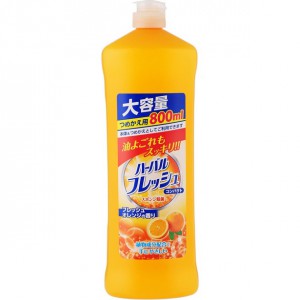 "Mitsuei" Концентрированное средство для мытья посуды, овощей и фруктов с ароматом апельсина 800 мл
