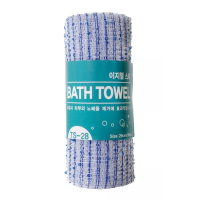 [Tamina] Мочалка д/душа оригинальной вязке из гофрированного волокна, Easy-Well Shower Towel TS-28