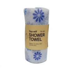 [Tamina] Мочалка д/душа оригинальной вязке из гофрированного волокна, Easy-Well TS-30 Shower Towel