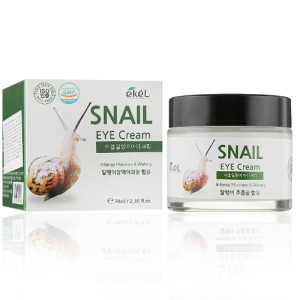 [EKEL] Легкий крем для кожи вокруг глаз с муцином улитки, snail eye cream, 70 мл.