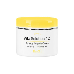 [JIGOTT] Крем для лица ОСВЕТЛЕНИЕ, Е Vita Solution 12 Synergy Ampoule Cream, 100 мл.