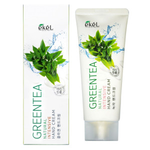 "Ekel" Интенсивный крем для рук с экстрактом зеленого чая. Hand Cream Intensive Green Tea, 100 мл.