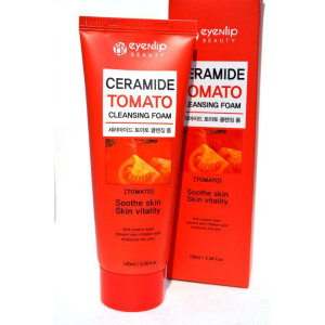 [EYENLIP] Пенка для умывания с керамидами и экстрактом томата, Ceramide Cleansing Foam - Tomato, 100