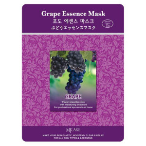 [MIJIN COSMETICS] Тканевая маска с экстрактом винограда, Grape Essence Mask