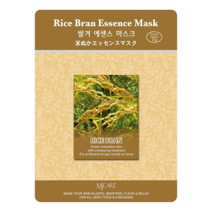 [MIJIN COSMETICS] Тканевая маска с экстрактом рисовых отрубей, Rice Bran Essence Mask