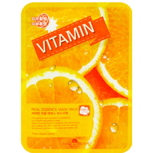 [May Island] Тканевая маска для лица Витаминная. Real Essense Vitamin Mask Pack