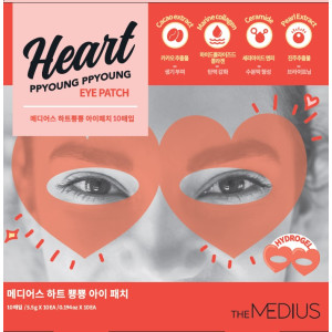 [MEDIUS] Гидрогелевые патчи для глаз ОЧКИ, Heart PPYOUNG PPYOUNG Eye patch, 5,5 гр.