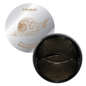 [Trimay] Патчи д/век с муц. черной улитки и золотом, Black Snail Gold Nutrition Eye Patch, 60 шт.