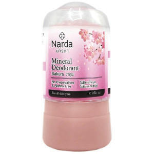 [Narda] Кристаллический дезодорант "Сакура". Mineral deodorant Sakura, 80 гр.