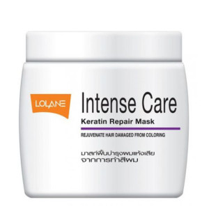 [Lolane] Маска кератиновая для восстановления, Lolane Intense Care Keratin Repair Mask, 200 мл.