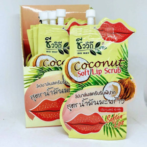 [Bio Way] Скраб для губ с кокосовым маслом. Coconut Soft Lip Scrub, 10 мл.