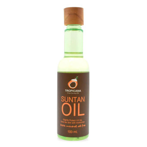 [TROPICANA] Кокосовое масло для загара. Sun Tan oil, 100 мл.